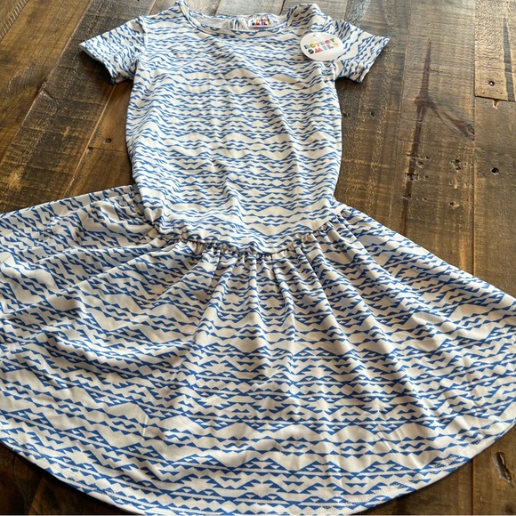 Dot Dot Smile Flapper Dress Dot Dot Smile Dress Girl's 5/6 Youth Orange  Hearts Twirl